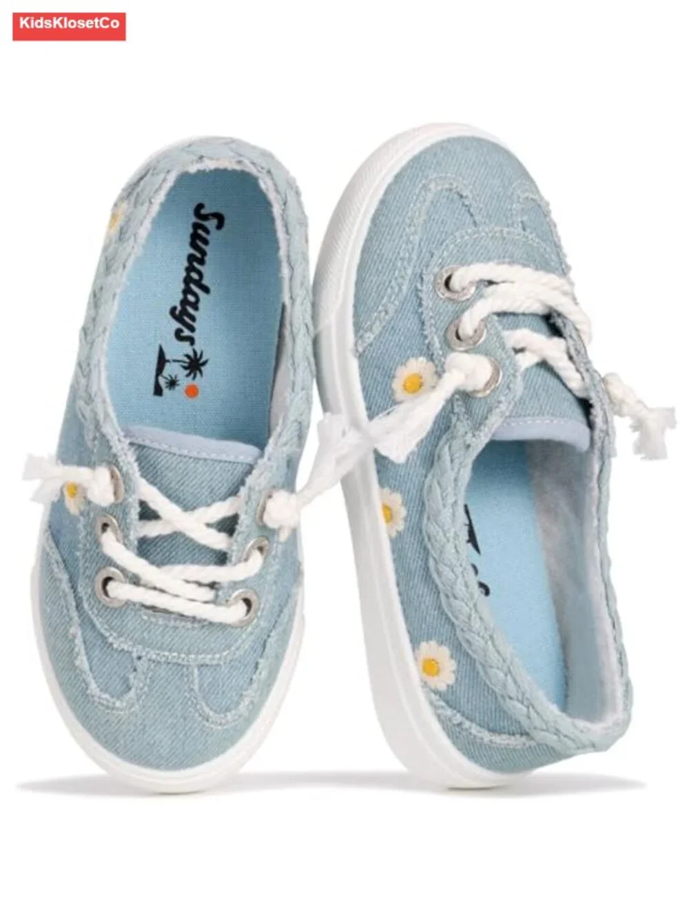 Canvas Low Top Sneakers with Non-Slip Sole, Lightweight Kids Shoes